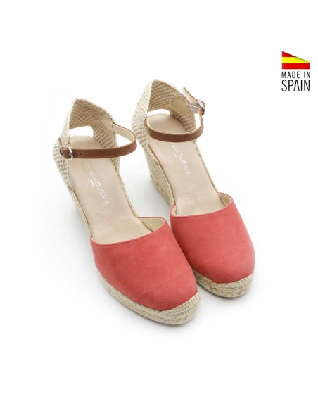 esparteñas Rojas con Cuña