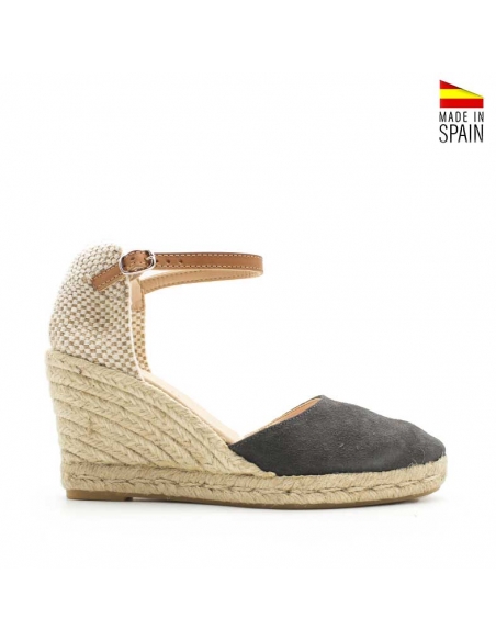 Alpargatas con Cuña Gris