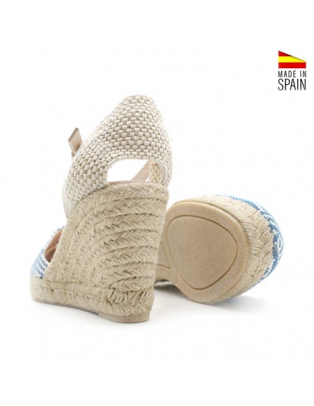 Alpargatas con Hebilla cuña mujer