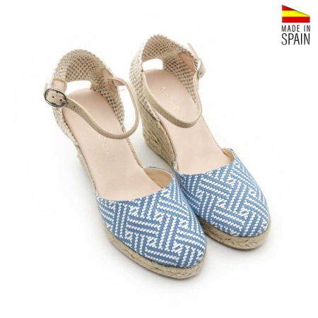 Alpargatas azules Mujer