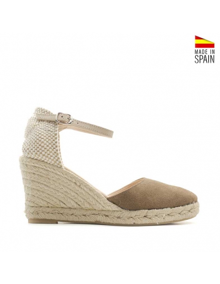 Alpargatas Mujer Marrones piel