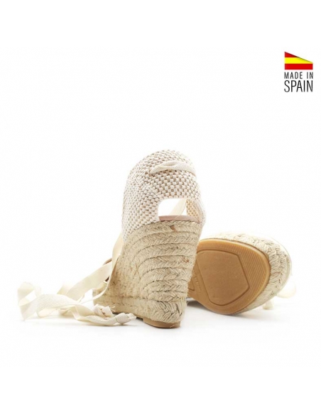 cuña esparto dorada