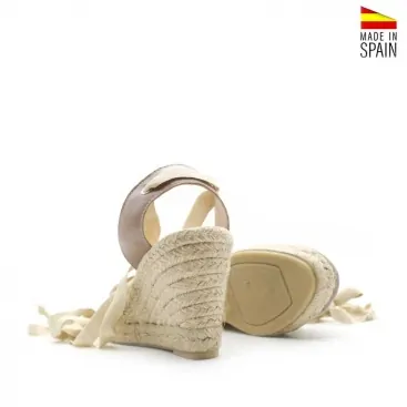 alpargata piel mujer