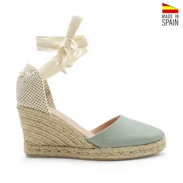 alpargatas verde agua