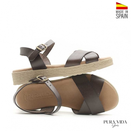 Sandalias cuna Marrones