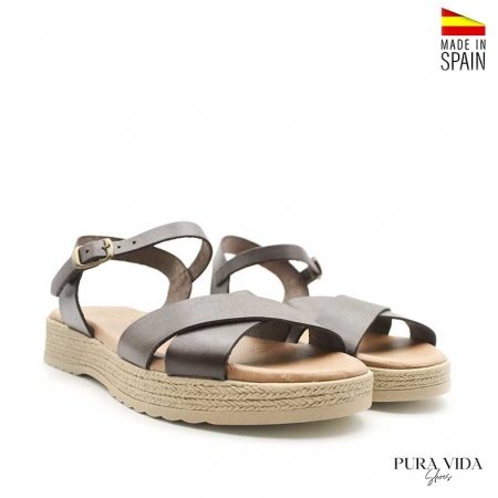 Sandalias Marrones mujer