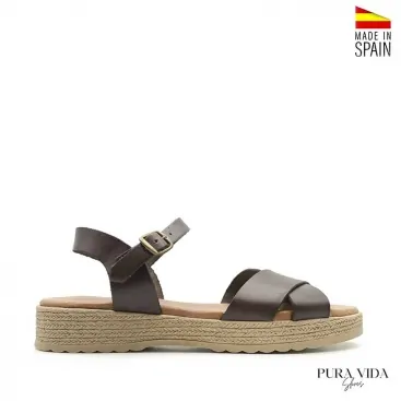 Sandalias Bajas cuero