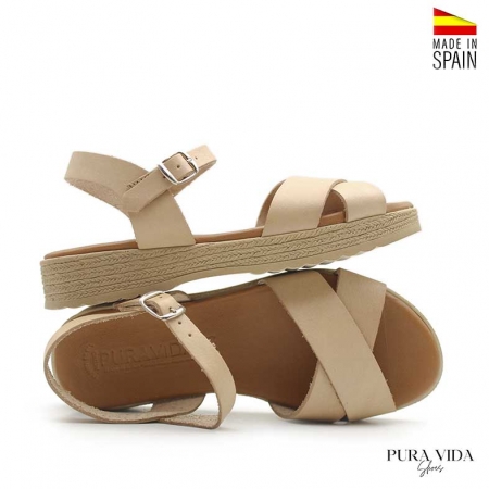 Sandalias piel Pies Delicados