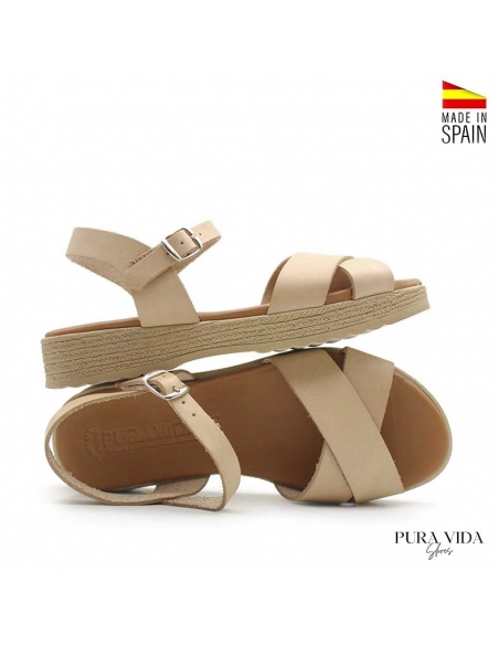 Sandalias piel Pies Delicados