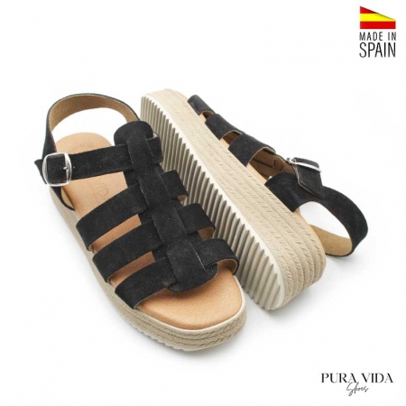 sandalias tipo cangrejera