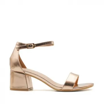 Sandalias Color Champagne mujer