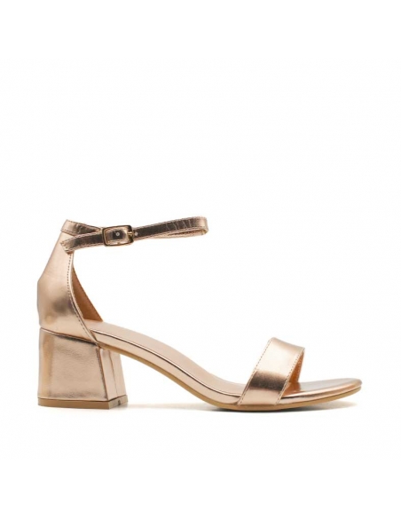 Sandalias Color Champagne mujer