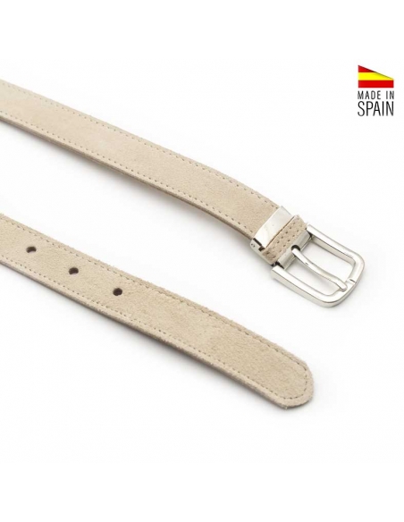 Cinturón beige para adolescentes