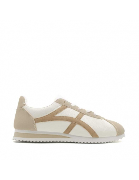 zapatillas mujer color beige​