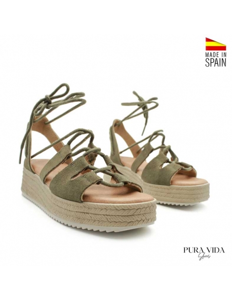 Sandalias verdes Romanas