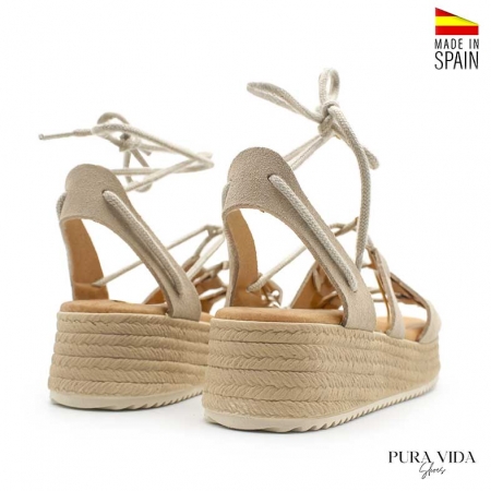 Sandalias Romanas beige
