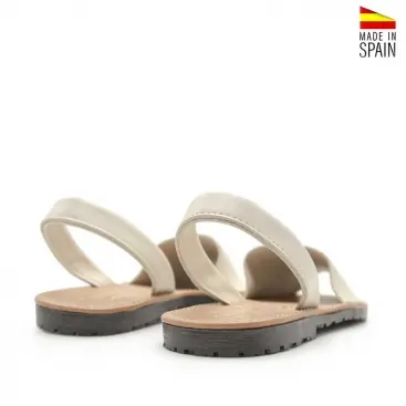 Menorquinas Beige cuero