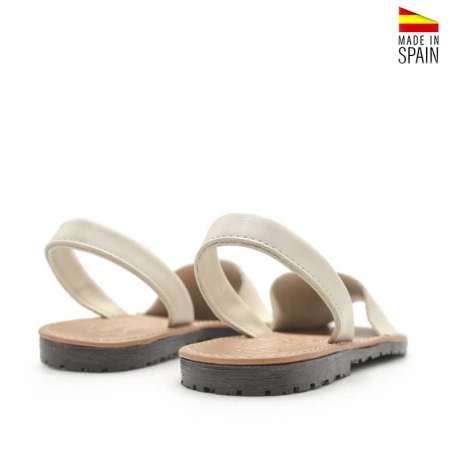 Menorquinas Beige cuero