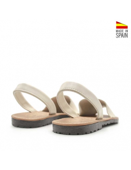 Menorquinas Beige cuero
