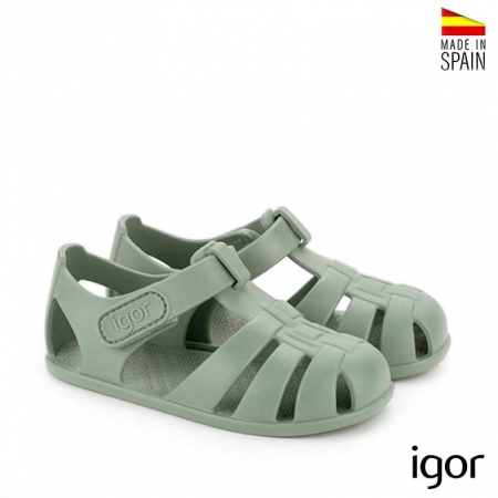 Igor Cangrejeras Bebe Piel Minishoes Cangrejeras Piel NiÃ±a
