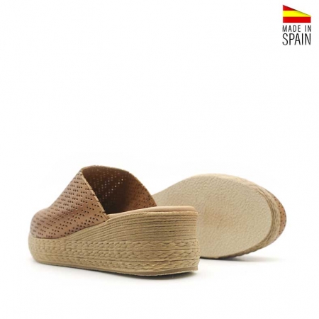 Zuecos Mujer Cuero