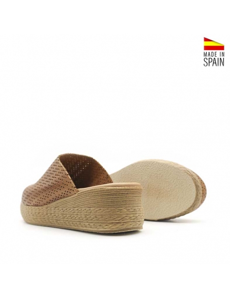 Zuecos Mujer Cuero