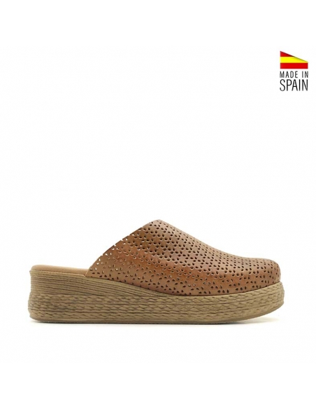 Zuecos Cuero