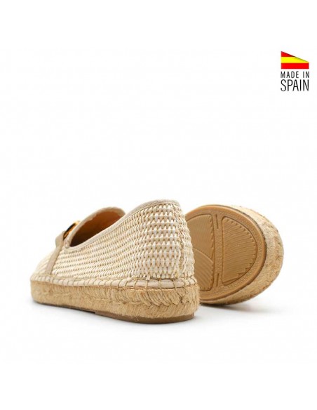 alpargatas rafia mujer​