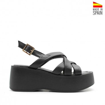 Sandalias de Tiras negras
