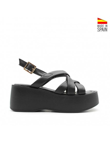 Sandalias de Tiras negras