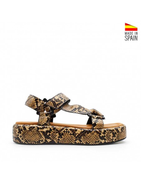 sandalias con velcro mujer