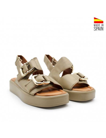 Sandalias verdes Plataforma