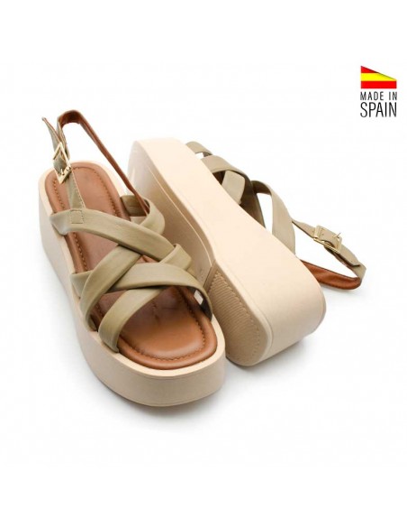 Sandalias plataforma mujer