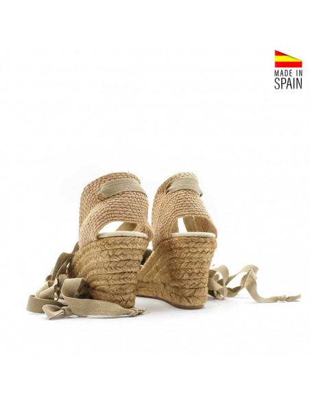 Cuñas verdes con cintas