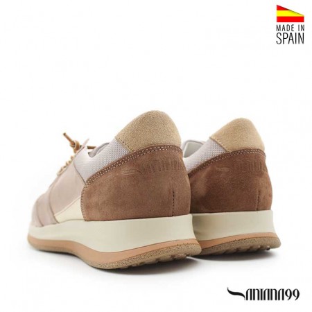 Zapatillas casual beige hombre