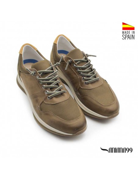 Zapatillas urbanas verdes hombre