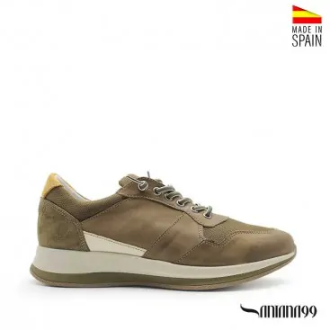 Zapatillas verdes hombre casual