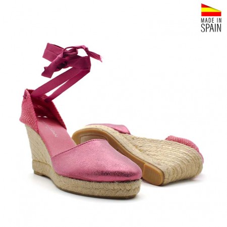 Esparteñas rosa mujer