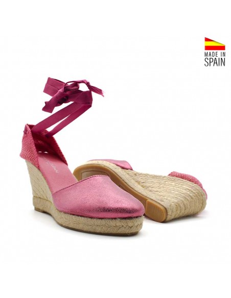 Esparteñas rosa mujer