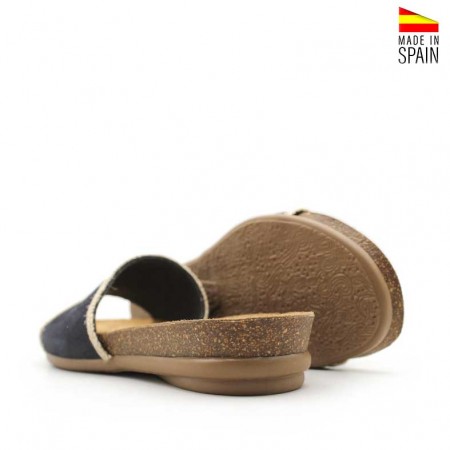 Cuñas bio mujer azul