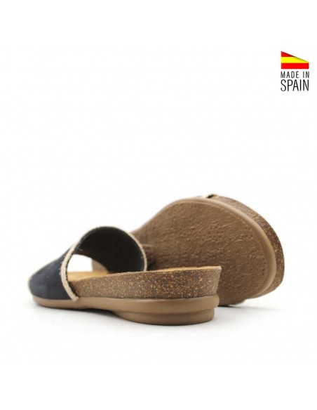 Cuñas bio mujer azul