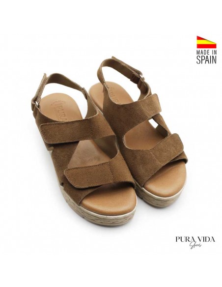 sandalia comoda velcros