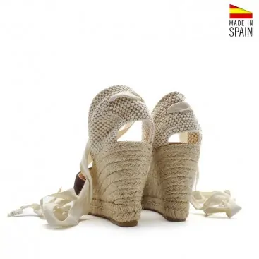Alpargatas altas mujer