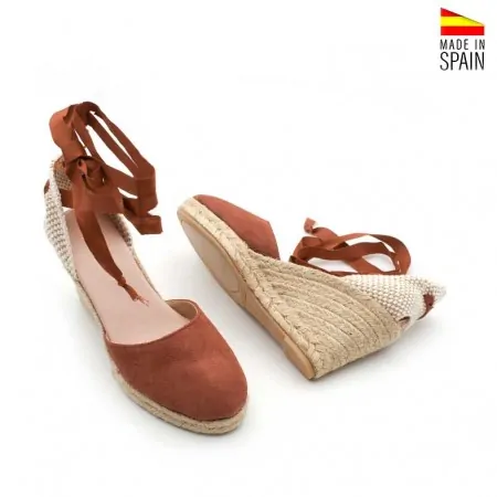 alpargata color teja