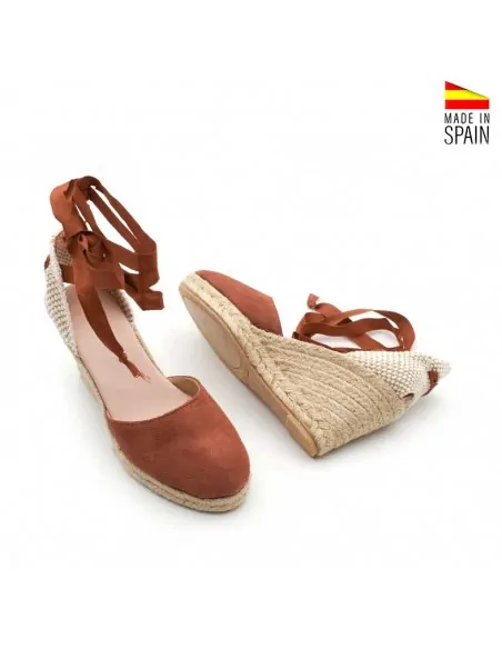 alpargata color teja