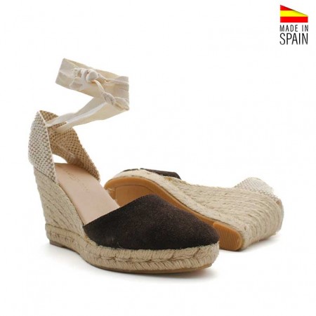 Alpargatas Piel Mujer marrón