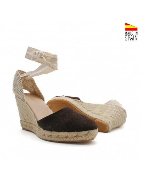 Alpargatas Piel Mujer marrón