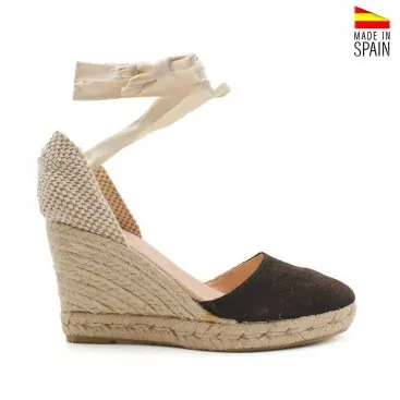 Alpargatas marrones mujer