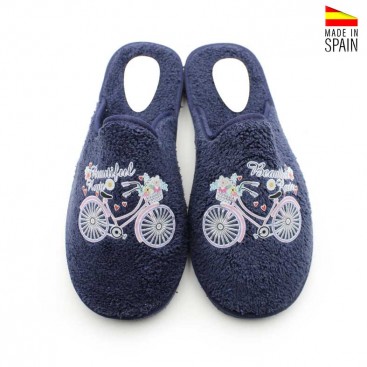 zapatillas cerradas toalla