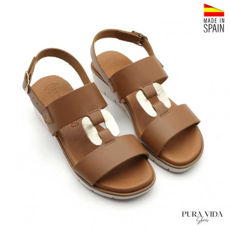 sandalias cuña mujer comodas​